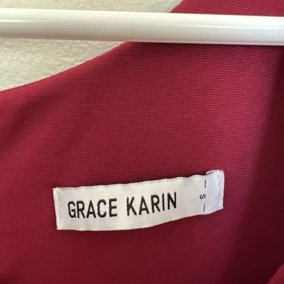 Grace Karin Dress Women Small Wine Color  Babydoll - Picture 5 of 9